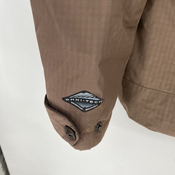 Columbia Titanium SKi Jacket Brown Gingham Pattern Women's Size L - Picture 10 of 14